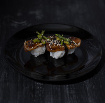 Nigiri | Panceta de cerdo BBQ flambeado